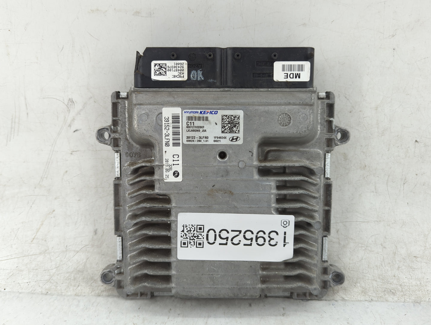 2020-2022 Hyundai Palisade PCM Engine Control Computer ECU ECM PCU OEM P/N:39152-3LFN0 39122-3LFN0 Fits Fits 2020 2021 2022 