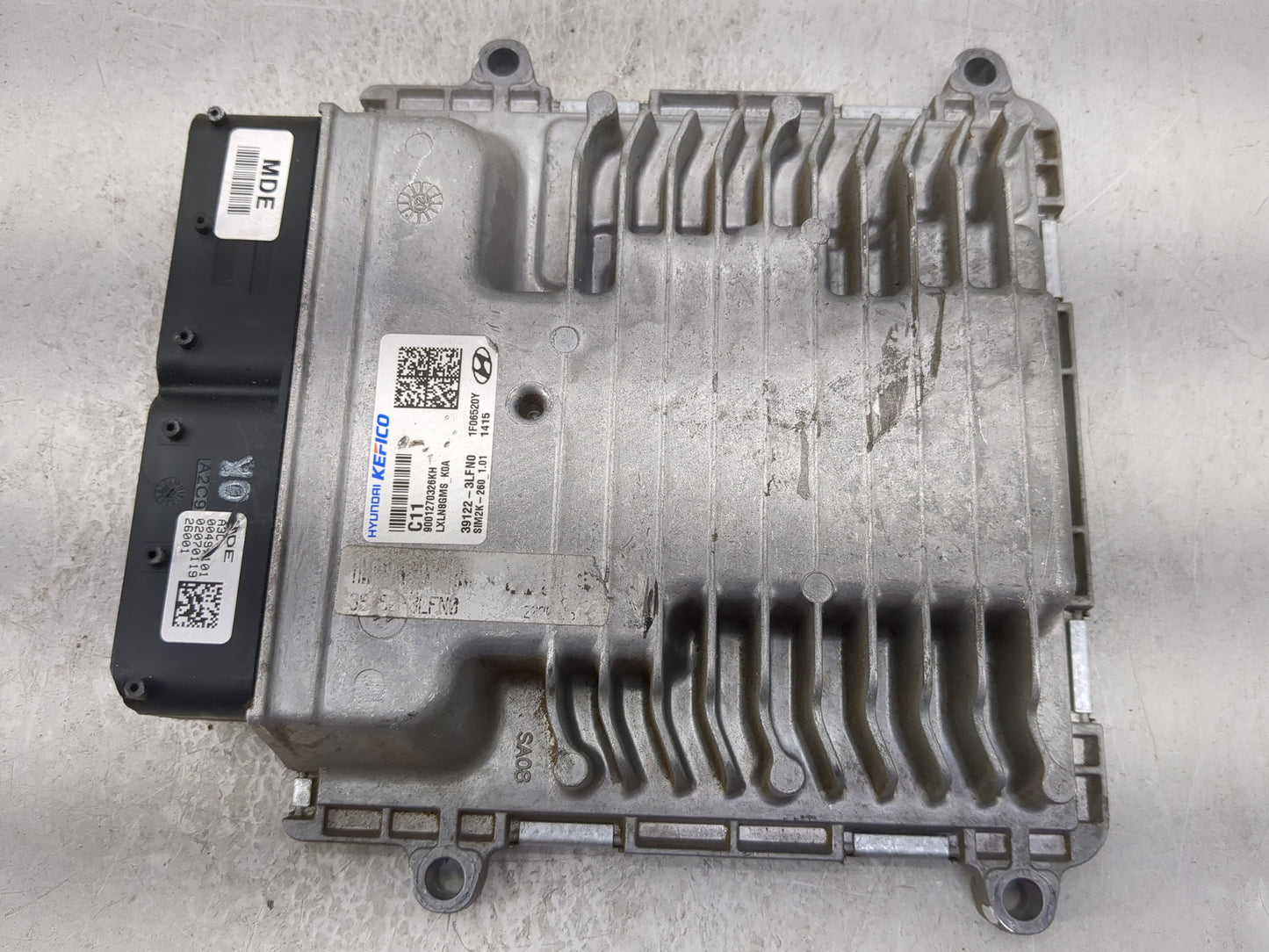 2020-2022 Hyundai Palisade PCM Engine Control Computer ECU ECM PCU OEM P/N:39122-3LFN0 Fits Fits 2020 2021 2022 OEM Used Aut