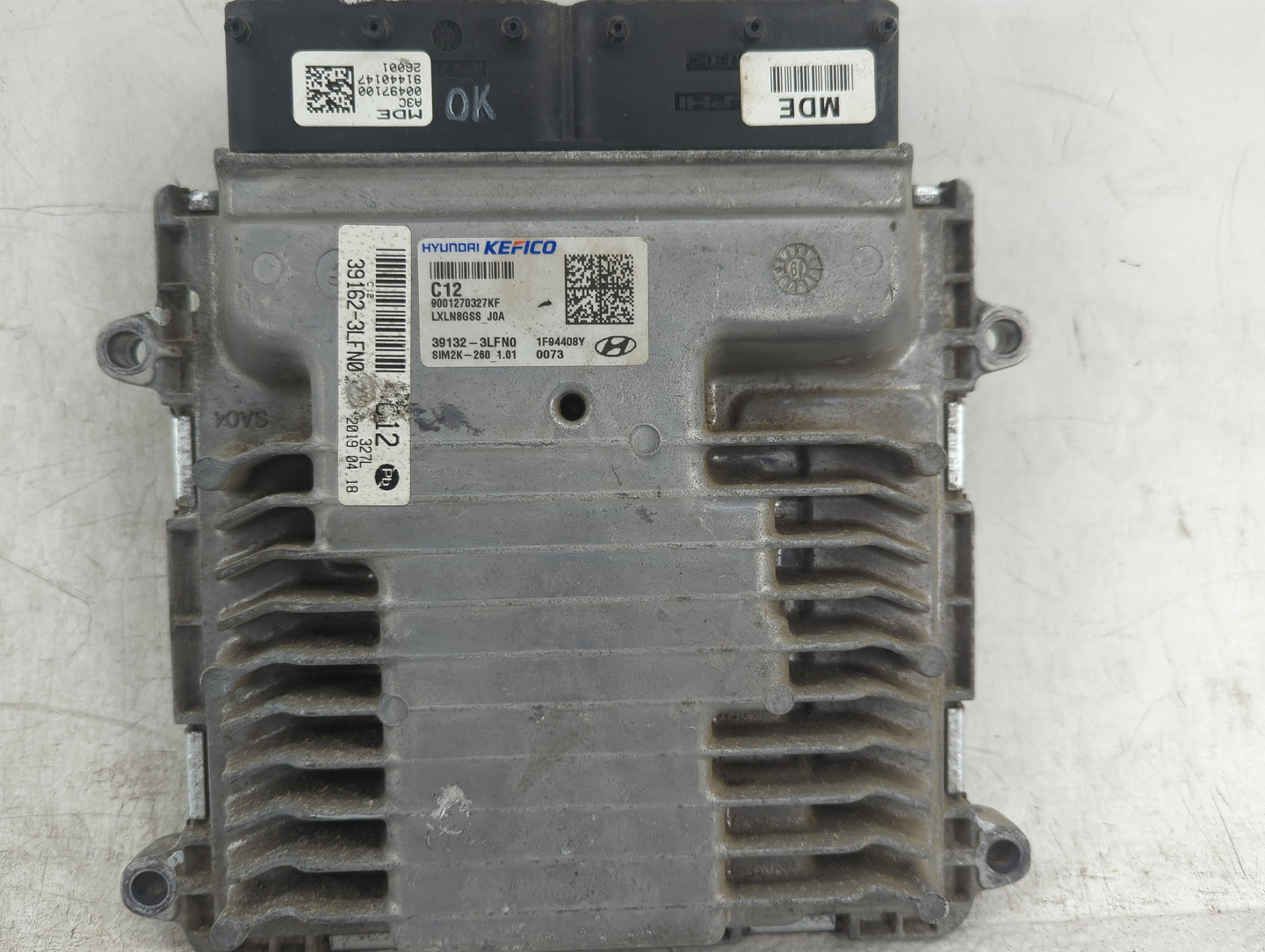 2020-2022 Hyundai Palisade PCM Engine Control Computer ECU ECM PCU OEM P/N:39162-3LFN0, 39132-3LFN0, 0001270327KF, SIM2K-260