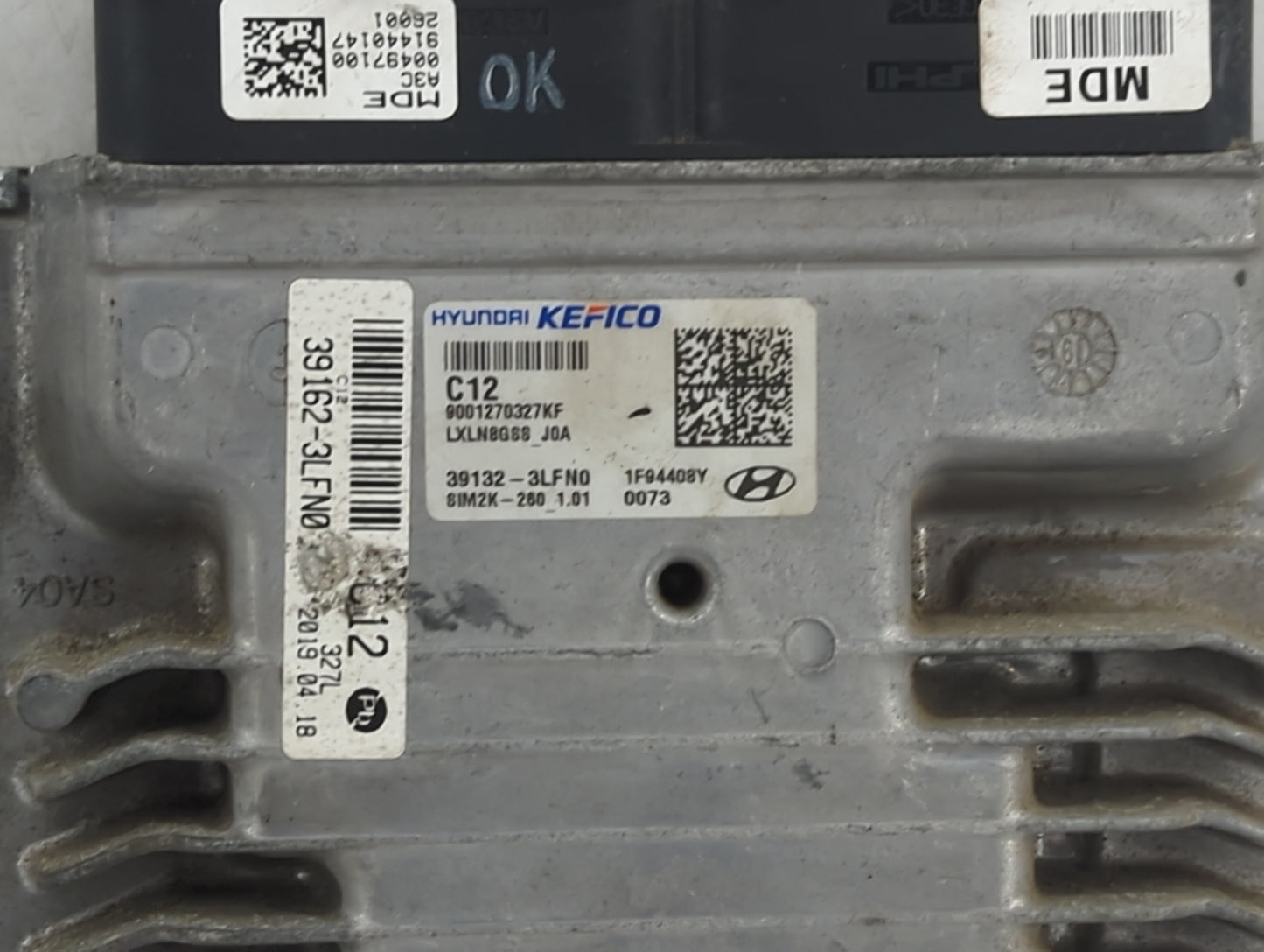 2020-2022 Hyundai Palisade PCM Engine Control Computer ECU ECM PCU OEM P/N:39162-3LFN0, 39132-3LFN0, 0001270327KF, SIM2K-260