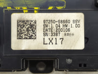 2020-2022 Hyundai Palisade Climate Control Module Temperature AC/Heater Replacement P/N:97250-S8660 Fits Fits 2020 2021 2022