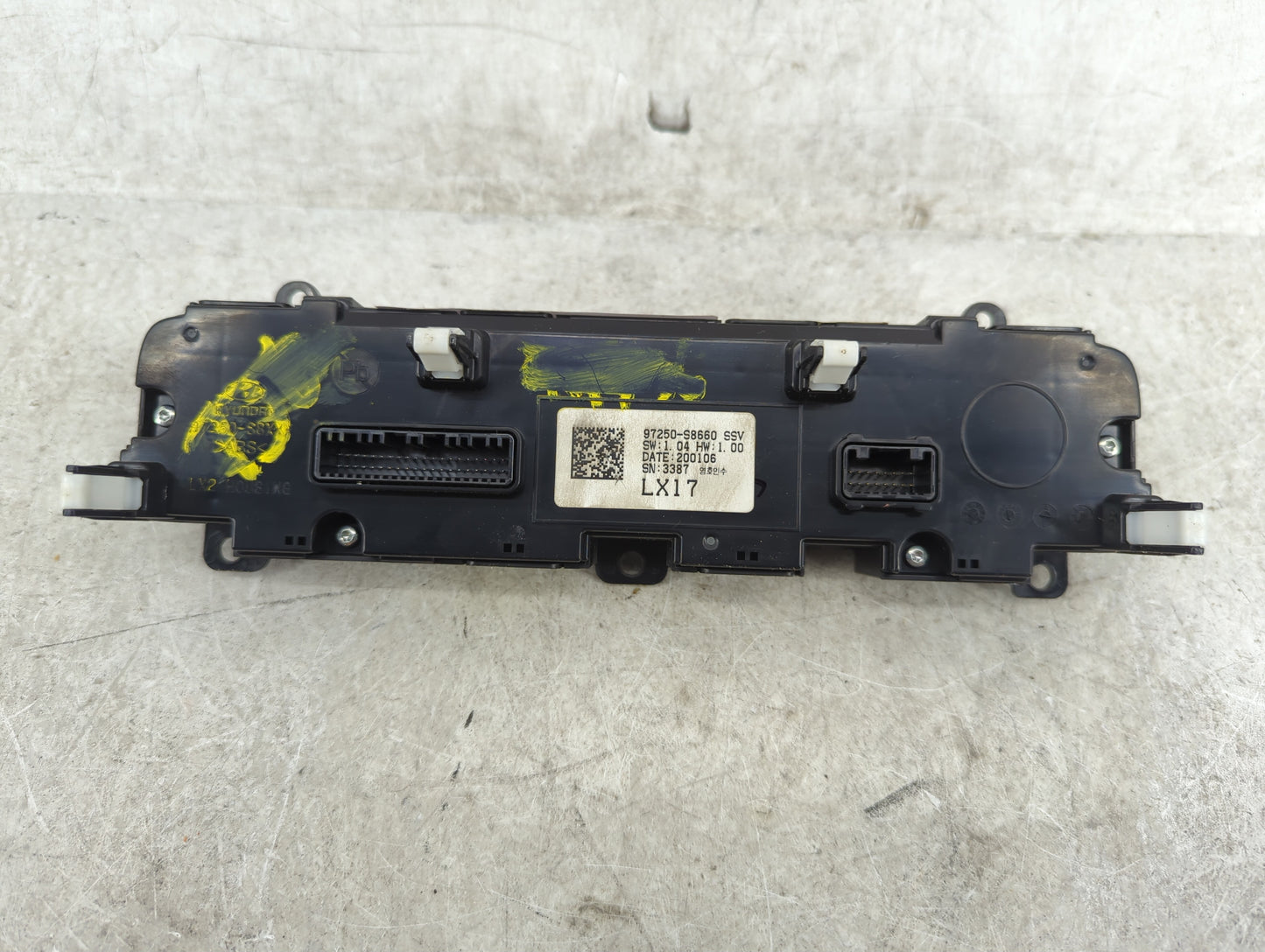 2020-2022 Hyundai Palisade Climate Control Module Temperature AC/Heater Replacement P/N:97250-S8660 Fits Fits 2020 2021 2022