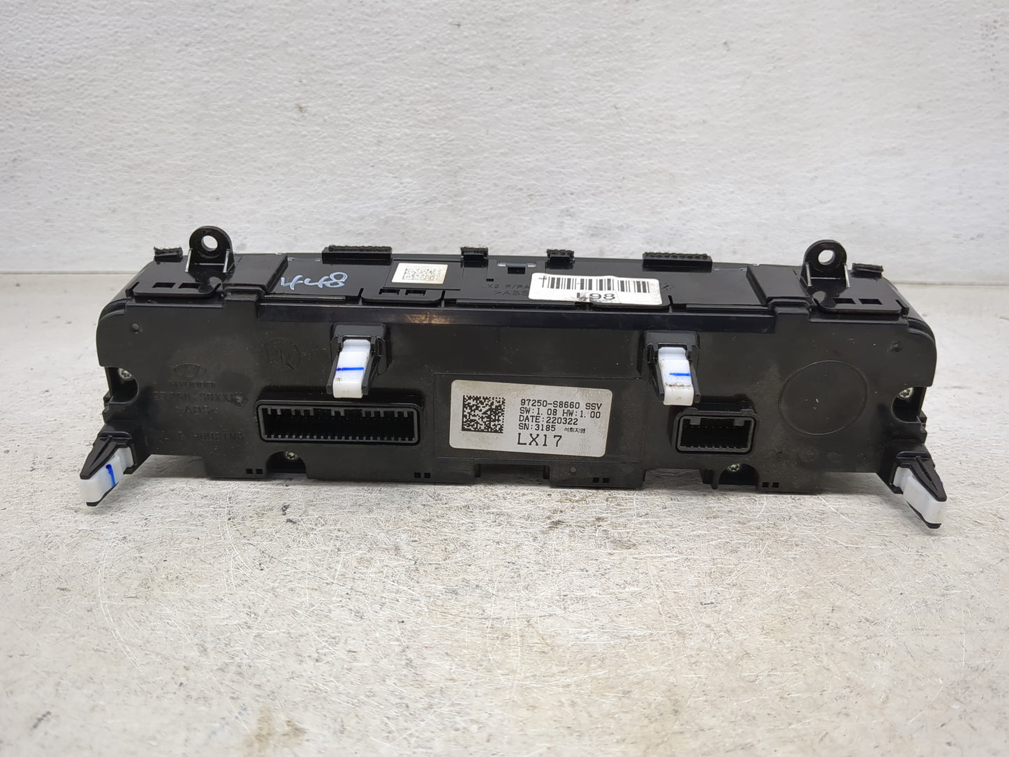 2020-2022 Hyundai Palisade Climate Control Module Temperature AC/Heater Replacement P/N:97250-S8660 Fits Fits 2020 2021 2022