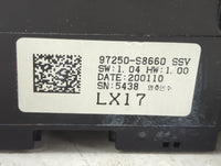 2020-2022 Hyundai Palisade Climate Control Module Temperature AC/Heater Replacement P/N:97250-S8660 Fits Fits 2020 2021 2022