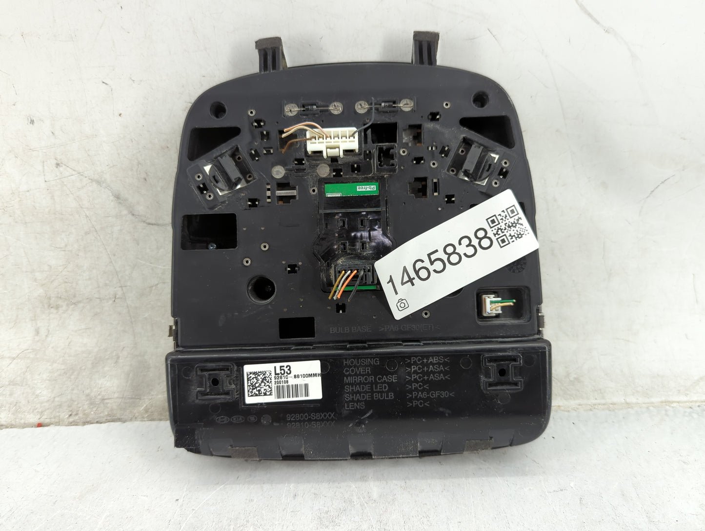 2020 Hyundai Palisade Overhead Roof Console 1465838 - Oemusedautoparts1.com