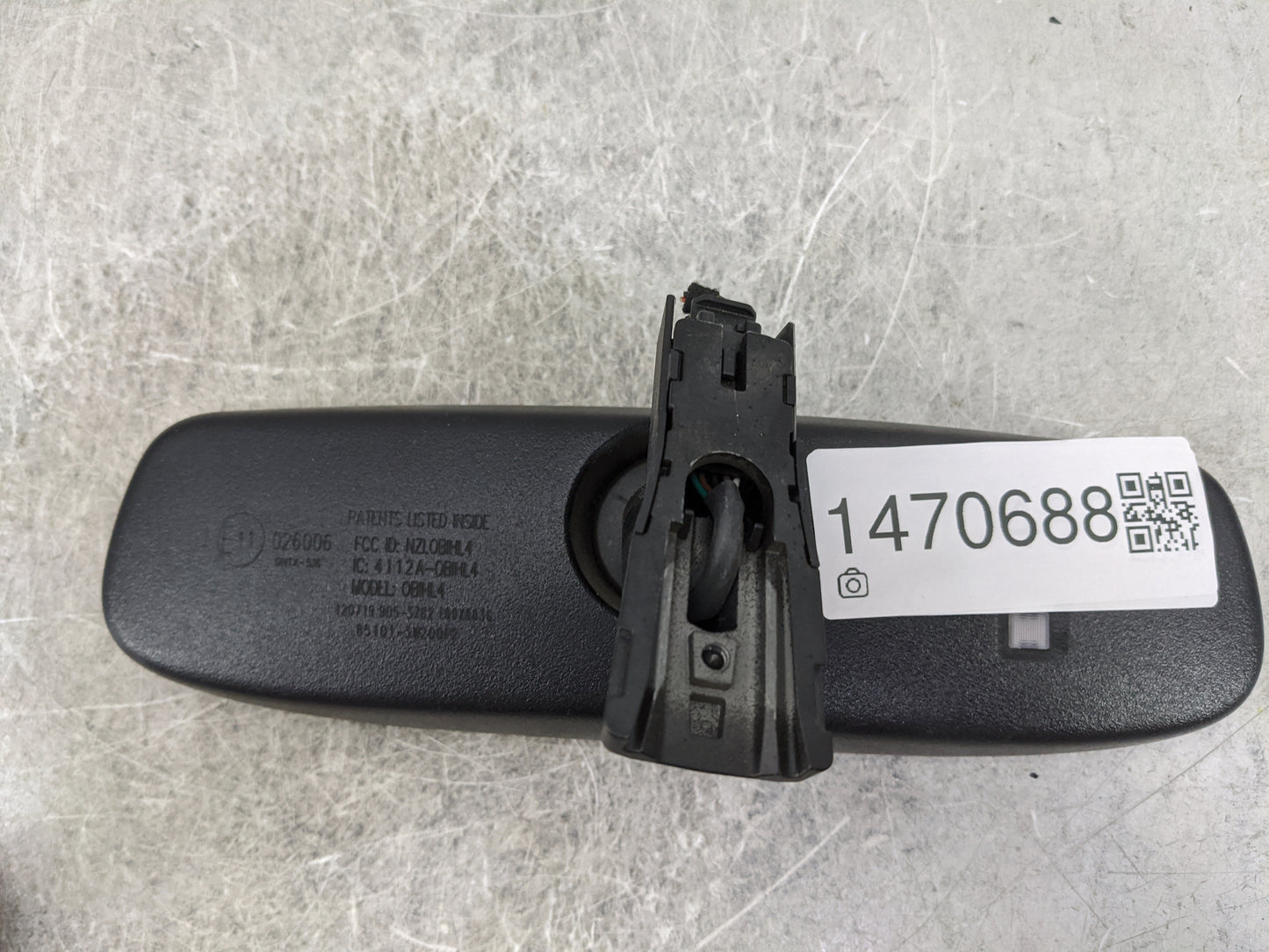 2020-2022 Hyundai Palisade Interior Rear View Mirror Replacement OEM P/N:026006 GNTX-536 Fits OEM Used Auto Parts - Oemuseda