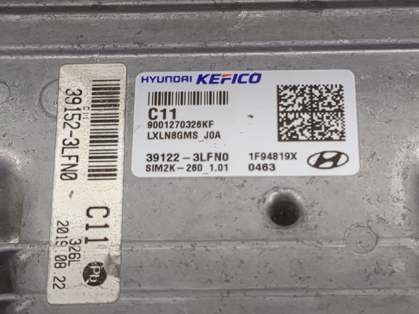 2020-2022 Hyundai Palisade PCM Engine Control Computer ECU ECM PCU OEM P/N:39152-3LFN0 39122-3LFN0 Fits Fits 2020 2021 2022 