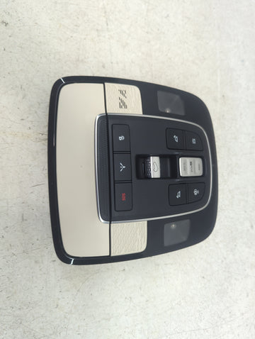 2020-2022 Hyundai Palisade Overhead Console W/rear Climate Control Beige - Oemusedautoparts1.com