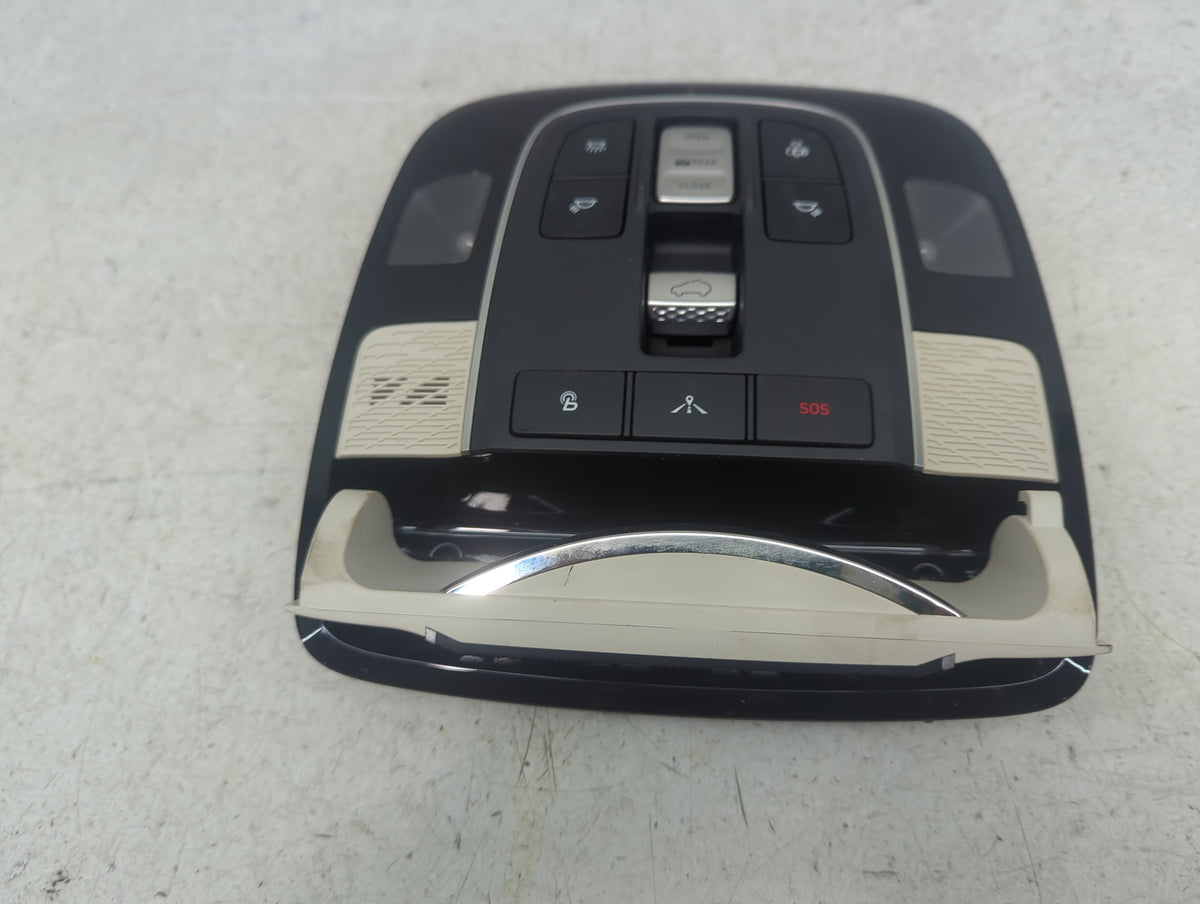2020-2022 Hyundai Palisade Overhead Console W/rear Climate Control Beige - Oemusedautoparts1.com