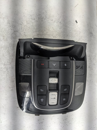 compare product 2020-2022 Hyundai Palisade Overhead Console W/rear Climate Control Black