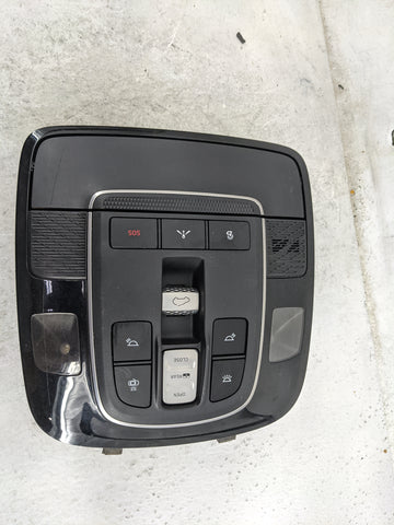 2020-2022 Hyundai Palisade Overhead Console W/rear Climate Control Black