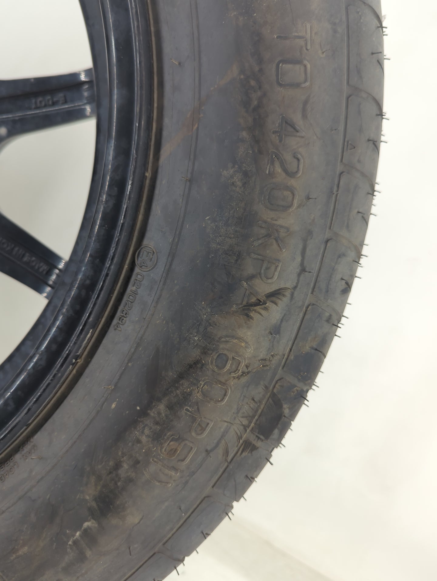 2020-2022 Hyundai Palisade Spare Donut Tire Wheel Rim Oem - Oemusedautoparts1.com