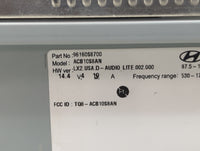 2020 Hyundai Palisade Information Display Screen Black - Oemusedautoparts1.com