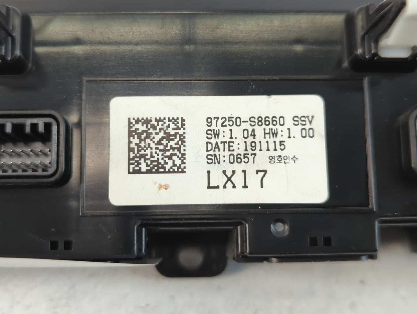 2020-2022 Hyundai Palisade Climate Control Module Temperature AC/Heater Replacement P/N:97250-S8660 Fits Fits 2020 2021 2022