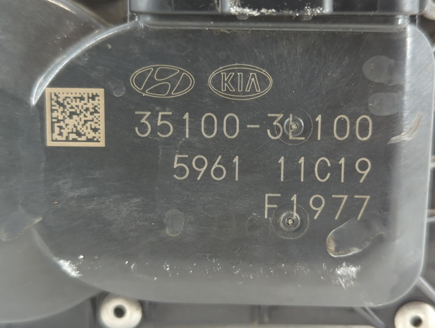 2020-2022 Hyundai Palisade Throttle Body P/N:35100-3L100 Fits Fits 2017 2018 2019 2020 2021 2022 OEM Used Auto Parts - Oemus