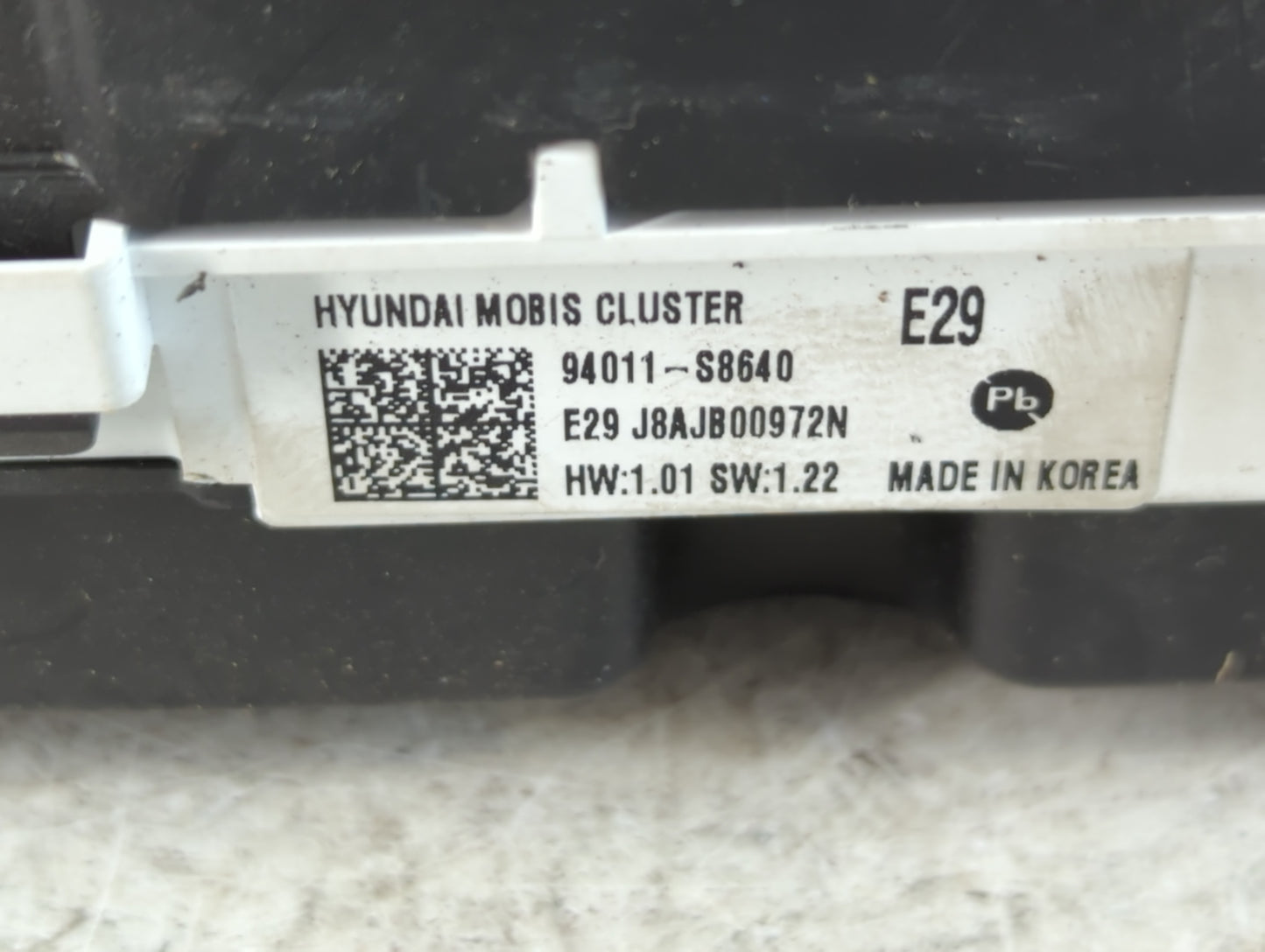 2020-2022 Hyundai Palisade Instrument Cluster Speedometer Gauges P/N:94011-S8640 Fits Fits 2020 2021 2022 OEM Used Auto Part