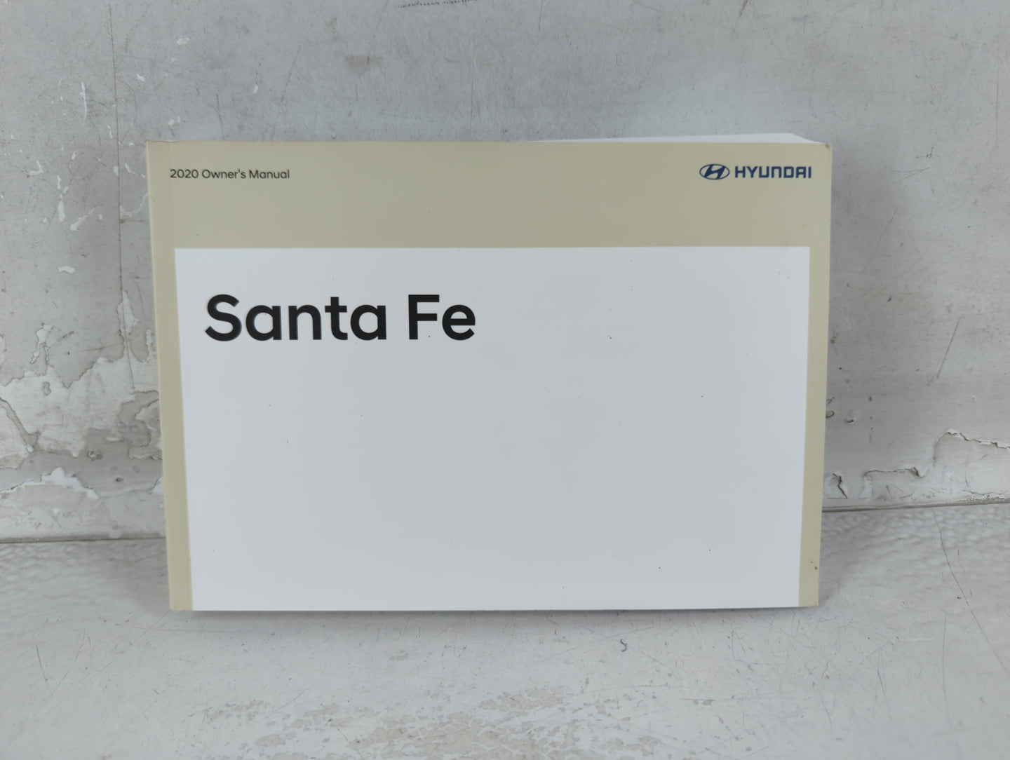 2020 Hyundai Santa Fe Owners Manual Book Guide P/N:LS2U-EU09H OEM Used Auto Parts - Oemusedautoparts1.com