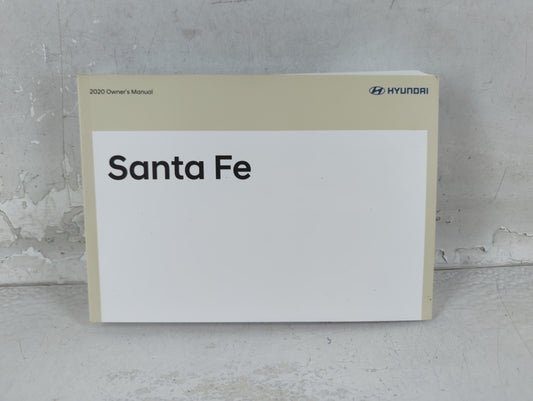 2020 Hyundai Santa Fe Owners Manual Book Guide P/N:LS2U-EU09H OEM Used Auto Parts - Oemusedautoparts1.com