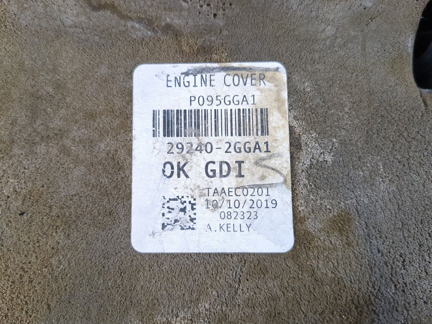 2020 Hyundai Santa Fe Engine Cover - Oemusedautoparts1.com