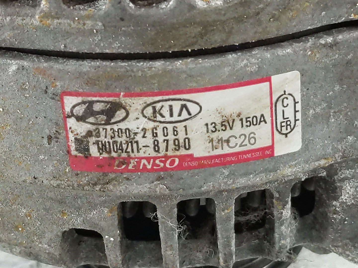 2019-2020 Hyundai Santa Fe Alternator Replacement Generator Charging Assembly Engine OEM P/N:37300-2G061 Fits OEM Used Auto 