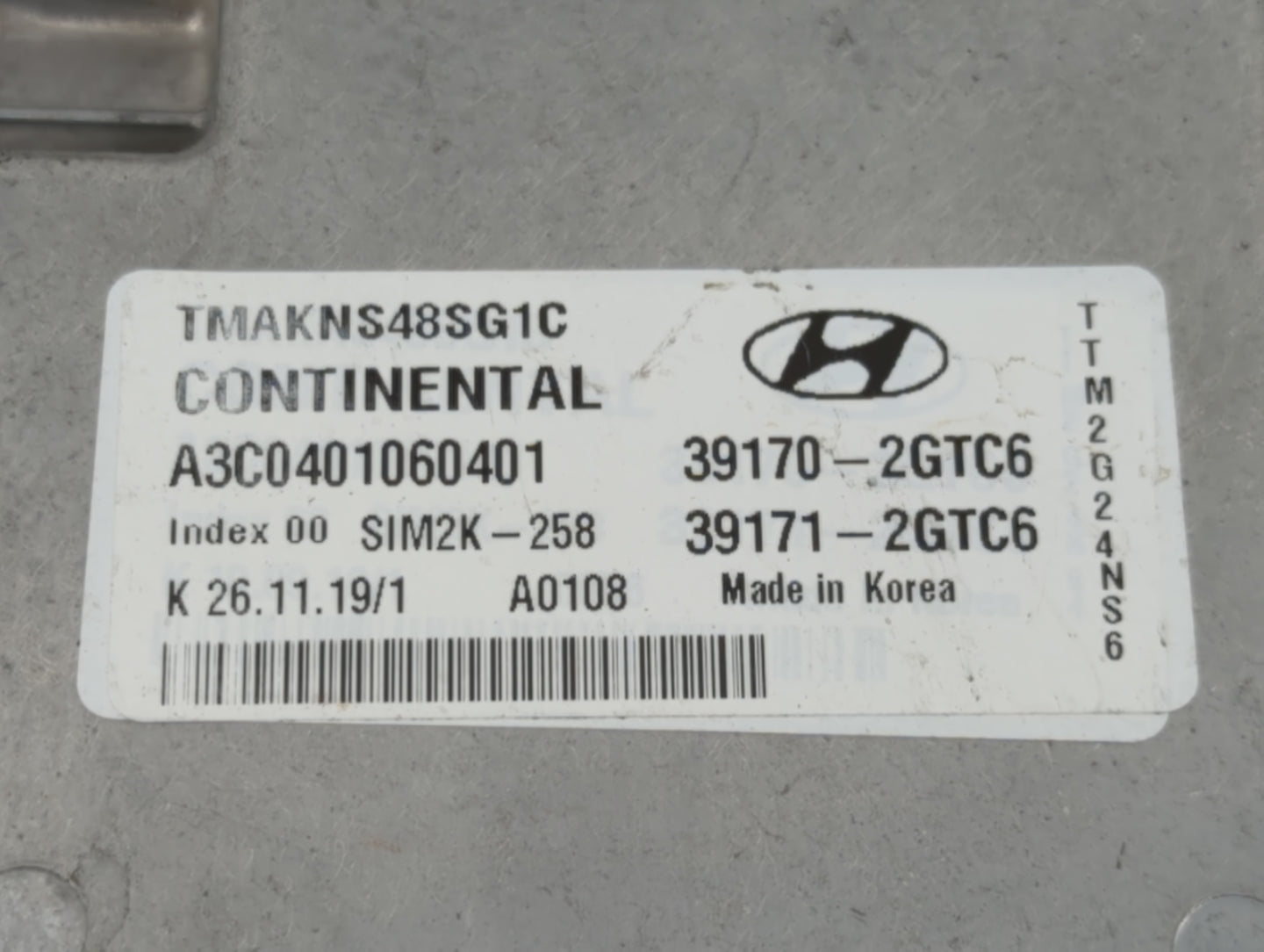 2020 Hyundai Santa Fe PCM Engine Control Computer ECU ECM PCU OEM P/N:39171-2GTC6 39170-2GTC6 Fits OEM Used Auto Parts - Oem