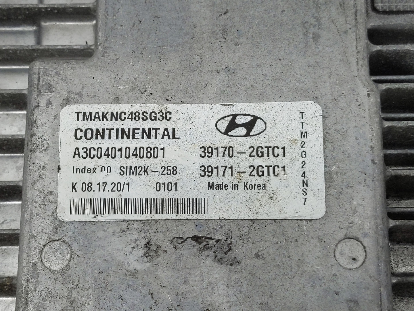 2020 Hyundai Santa Fe PCM Engine Control Computer ECU ECM PCU OEM P/N:39173-2GTE1 39172-2GTE1 Fits OEM Used Auto Parts - Oem