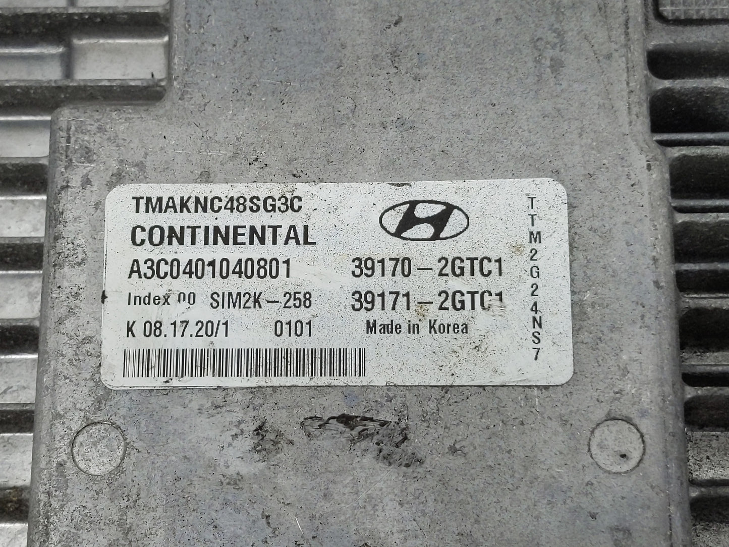 2020 Hyundai Santa Fe PCM Engine Control Computer ECU ECM PCU OEM P/N:39173-2GTE1 39172-2GTE1 Fits OEM Used Auto Parts - Oem