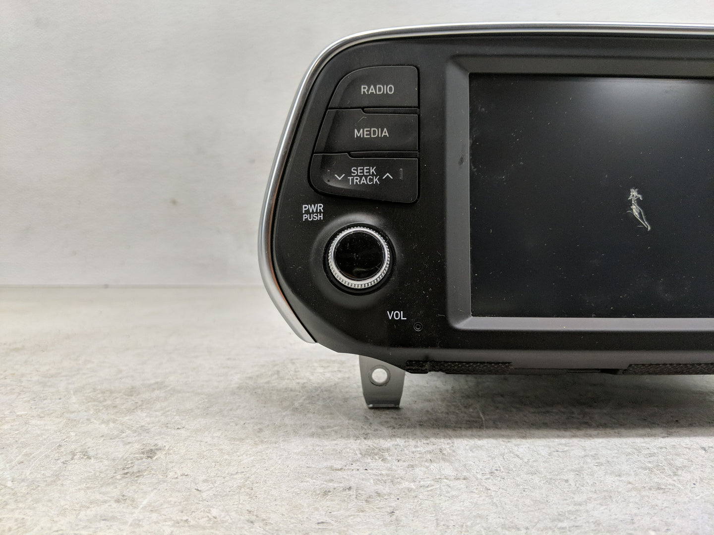 2019-2020 Hyundai Santa Fe Radio AM FM Cd Player Receiver Replacement P/N:96160-S2300VCS Fits Fits 2019 2020 OEM Used Auto P