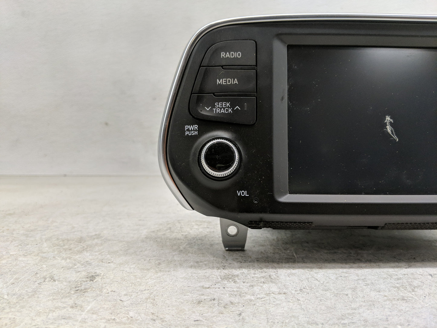2019-2020 Hyundai Santa Fe Radio AM FM Cd Player Receiver Replacement P/N:96160-S2300VCS Fits Fits 2019 2020 OEM Used Auto P