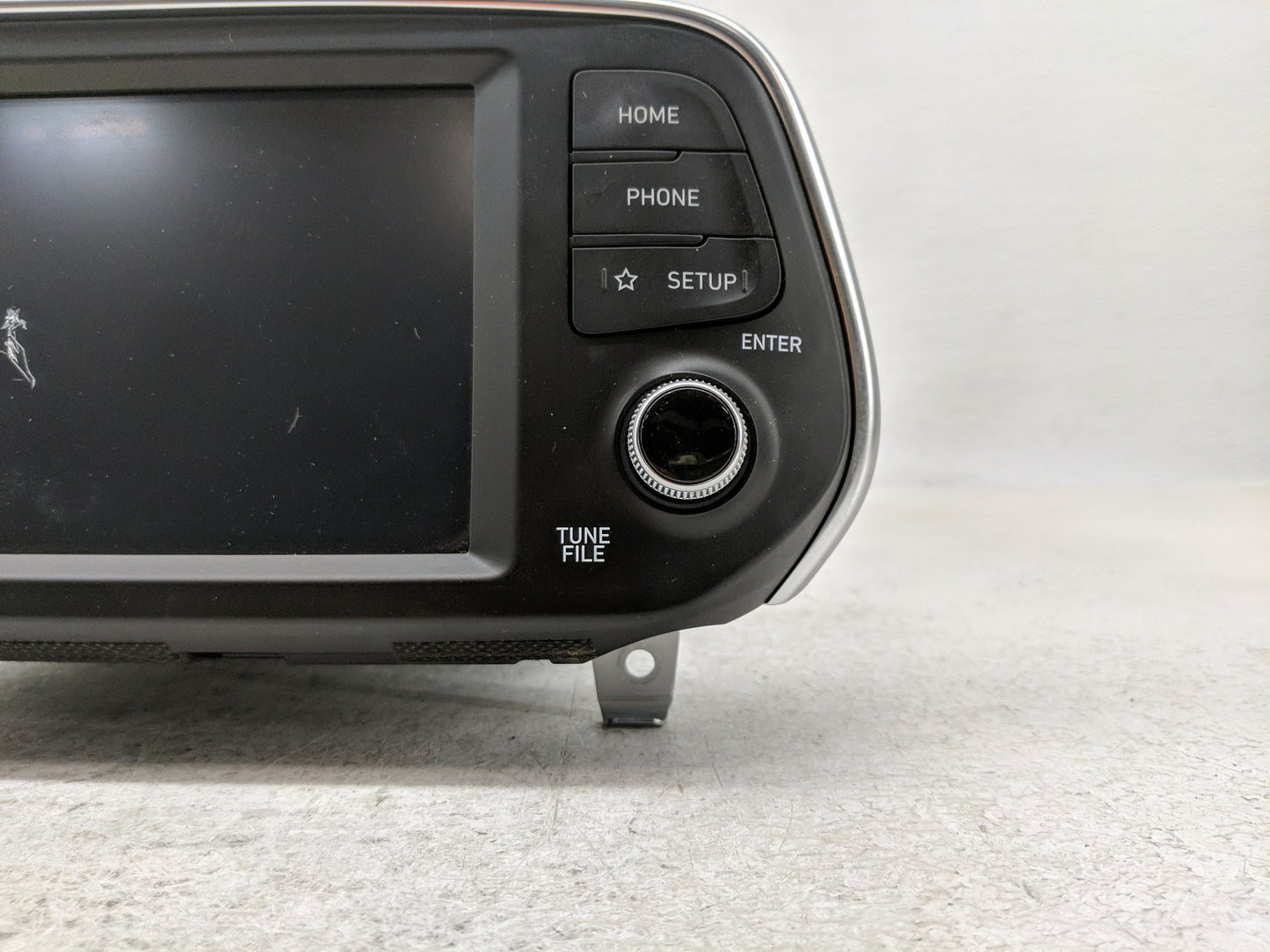 2019-2020 Hyundai Santa Fe Radio AM FM Cd Player Receiver Replacement P/N:96160-S2300VCS Fits Fits 2019 2020 OEM Used Auto P