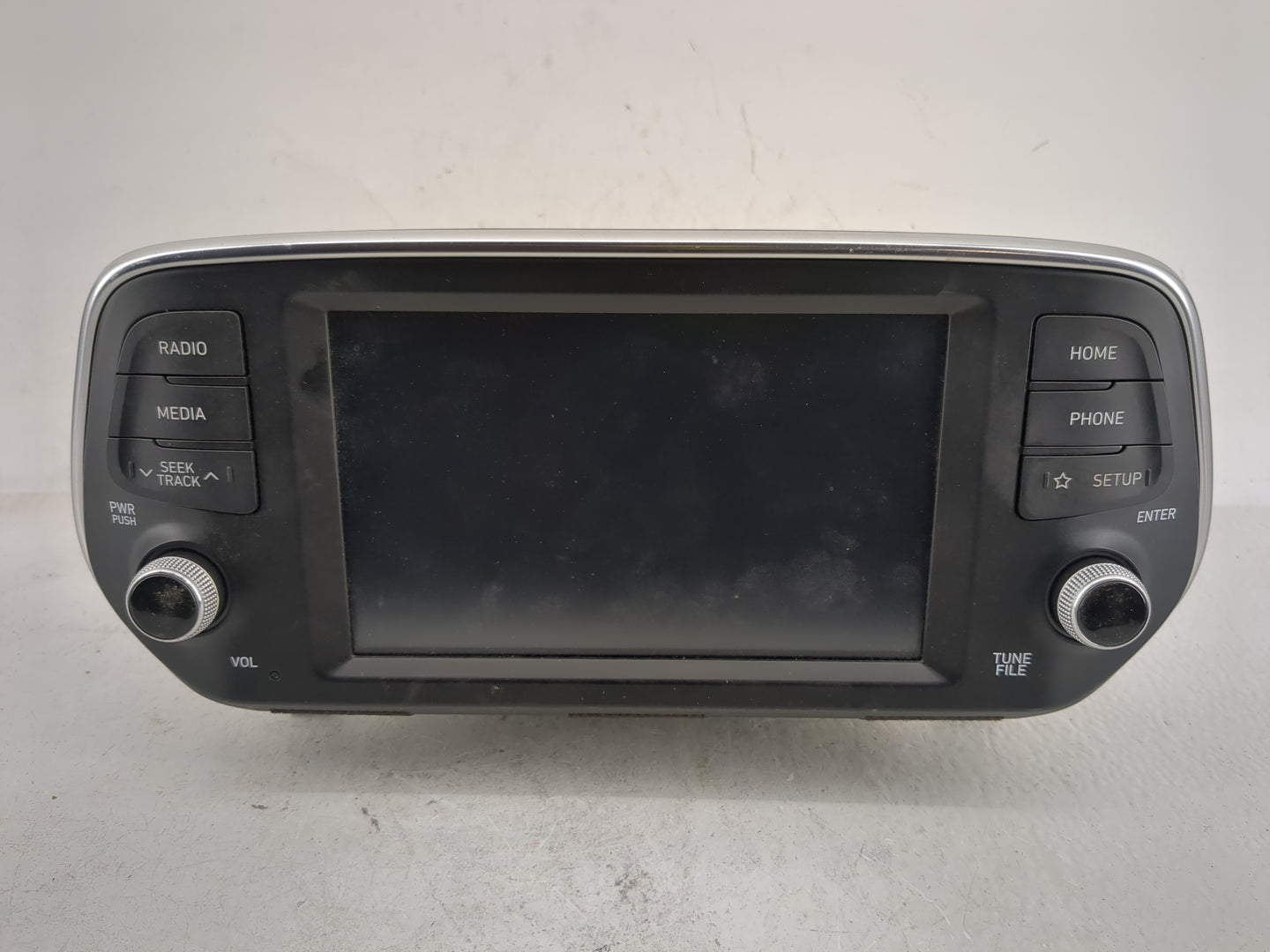 2019-2020 Hyundai Santa Fe Radio AM FM Cd Player Receiver Replacement P/N:96160-S2320VCS Fits Fits 2019 2020 OEM Used Auto P