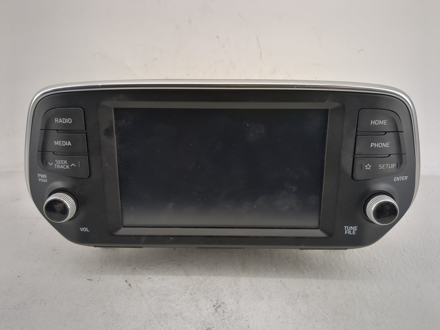 2019-2020 Hyundai Santa Fe Radio AM FM Cd Player Receiver Replacement P/N:96160-S2320VCS Fits Fits 2019 2020 OEM Used Auto P