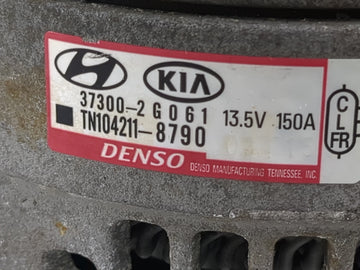 2019-2020 Hyundai Santa Fe Alternator Replacement Generator Charging Assembly Engine OEM P/N:TN104211-8790 37300-2G061 Fits OEM Used Auto Parts