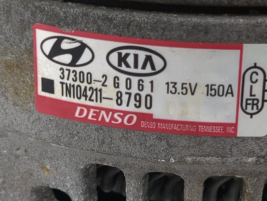 2019-2020 Hyundai Santa Fe Alternator Replacement Generator Charging Assembly Engine OEM P/N:TN104211-8790 37300-2G061 Fits OEM Used Auto Parts