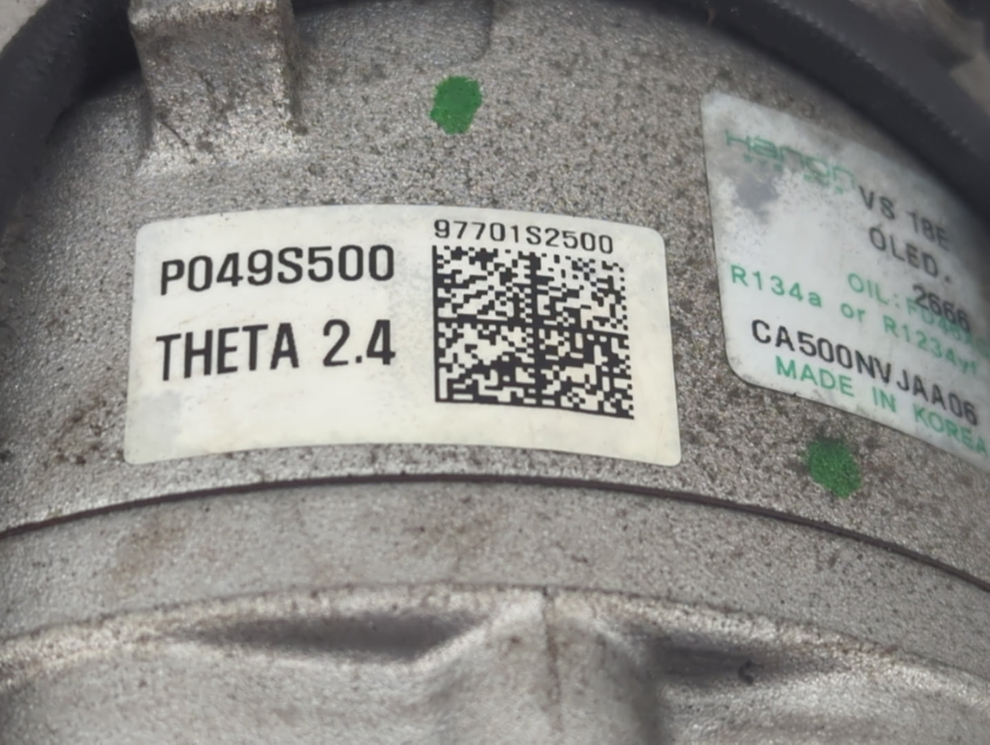 2019-2020 Hyundai Santa Fe Air Conditioning A/c Ac Compressor Oem - Oemusedautoparts1.com
