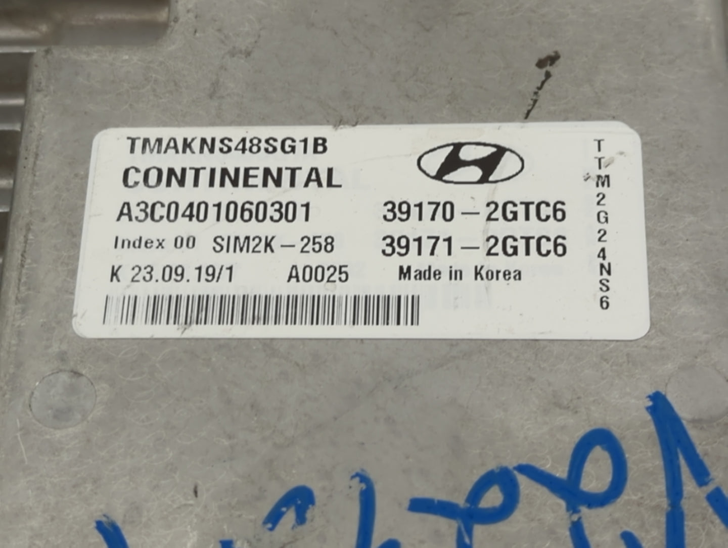 2020 Hyundai Santa Fe PCM Engine Control Computer ECU ECM PCU OEM P/N:39171-2GTC6 39170-2GTC6 Fits OEM Used Auto Parts - Oem