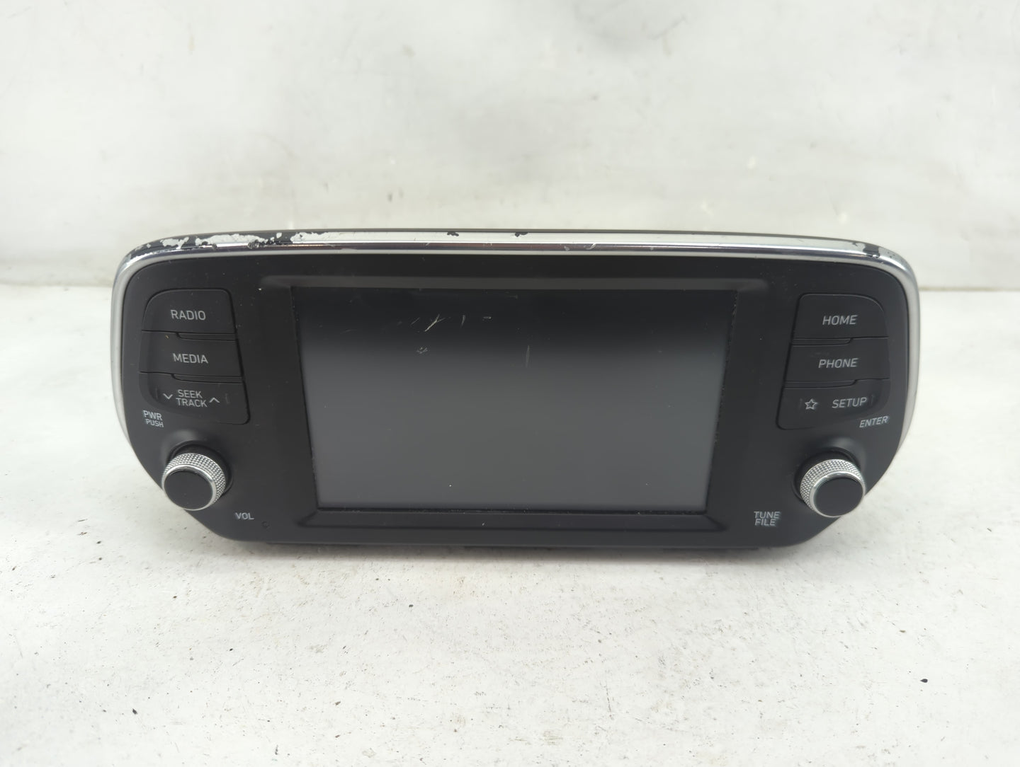 2019-2020 Hyundai Santa Fe Radio AM FM Cd Player Receiver Replacement P/N:96160-S2320VCS Fits Fits 2019 2020 OEM Used Auto P