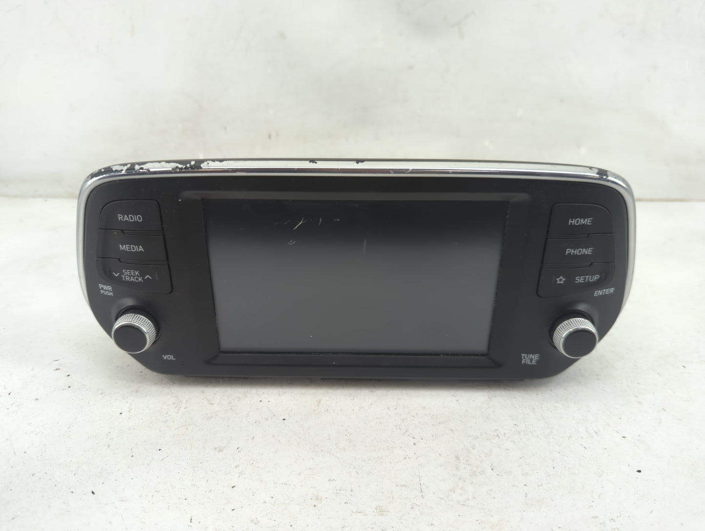 2019-2020 Hyundai Santa Fe Radio AM FM Cd Player Receiver Replacement P/N:96160-S2320VCS Fits Fits 2019 2020 OEM Used Auto P