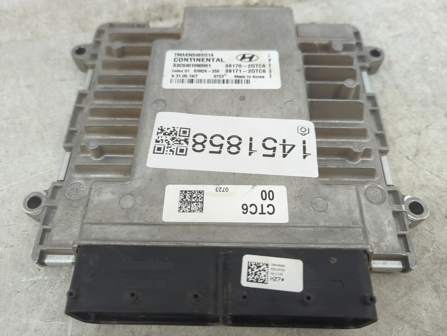 2020 Hyundai Santa Fe PCM Engine Control Computer ECU ECM PCU OEM P/N:39170-2GTC6 39171-2GTC6, TMAKNS48SG1A, A3C0401060001 F