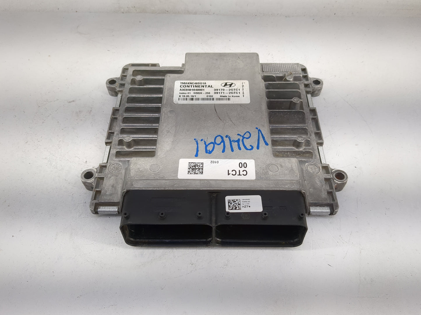 2020 Hyundai Santa Fe PCM Engine Control Computer ECU ECM PCU OEM P/N:39170-2GTC1 39171-2GTC1, A3C0401040001, TMAKNC48SG1A F