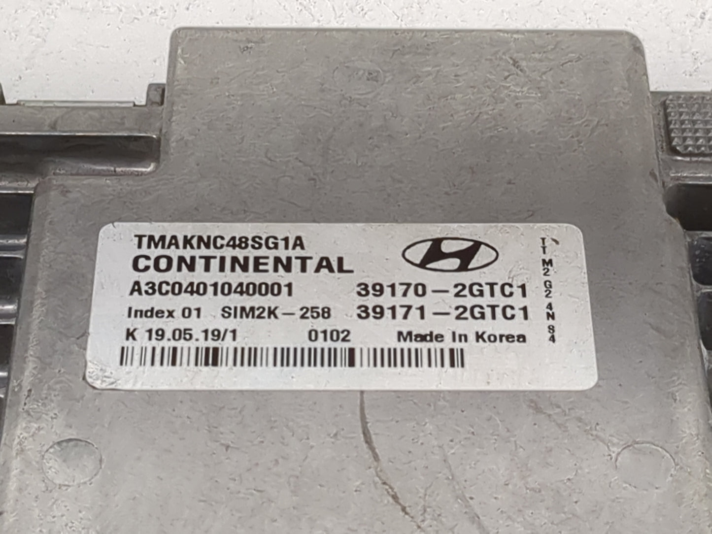 2020 Hyundai Santa Fe PCM Engine Control Computer ECU ECM PCU OEM P/N:39170-2GTC1 39171-2GTC1, A3C0401040001, TMAKNC48SG1A F
