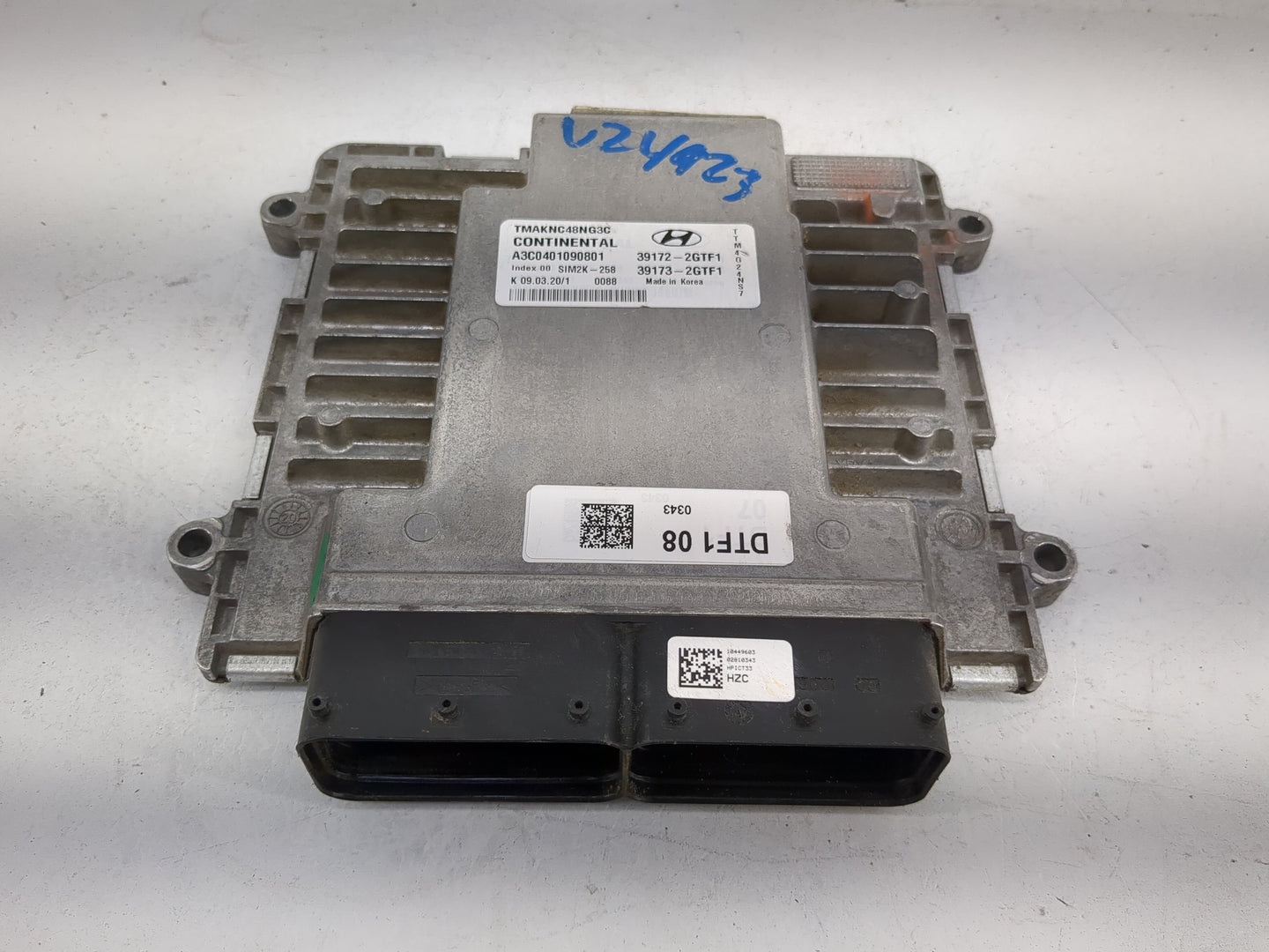 2020 Hyundai Santa Fe PCM Engine Control Computer ECU ECM PCU OEM P/N:39172-2GTF1 39173-2GTF1, A3C0401090801, TMAKNC48NG3C F