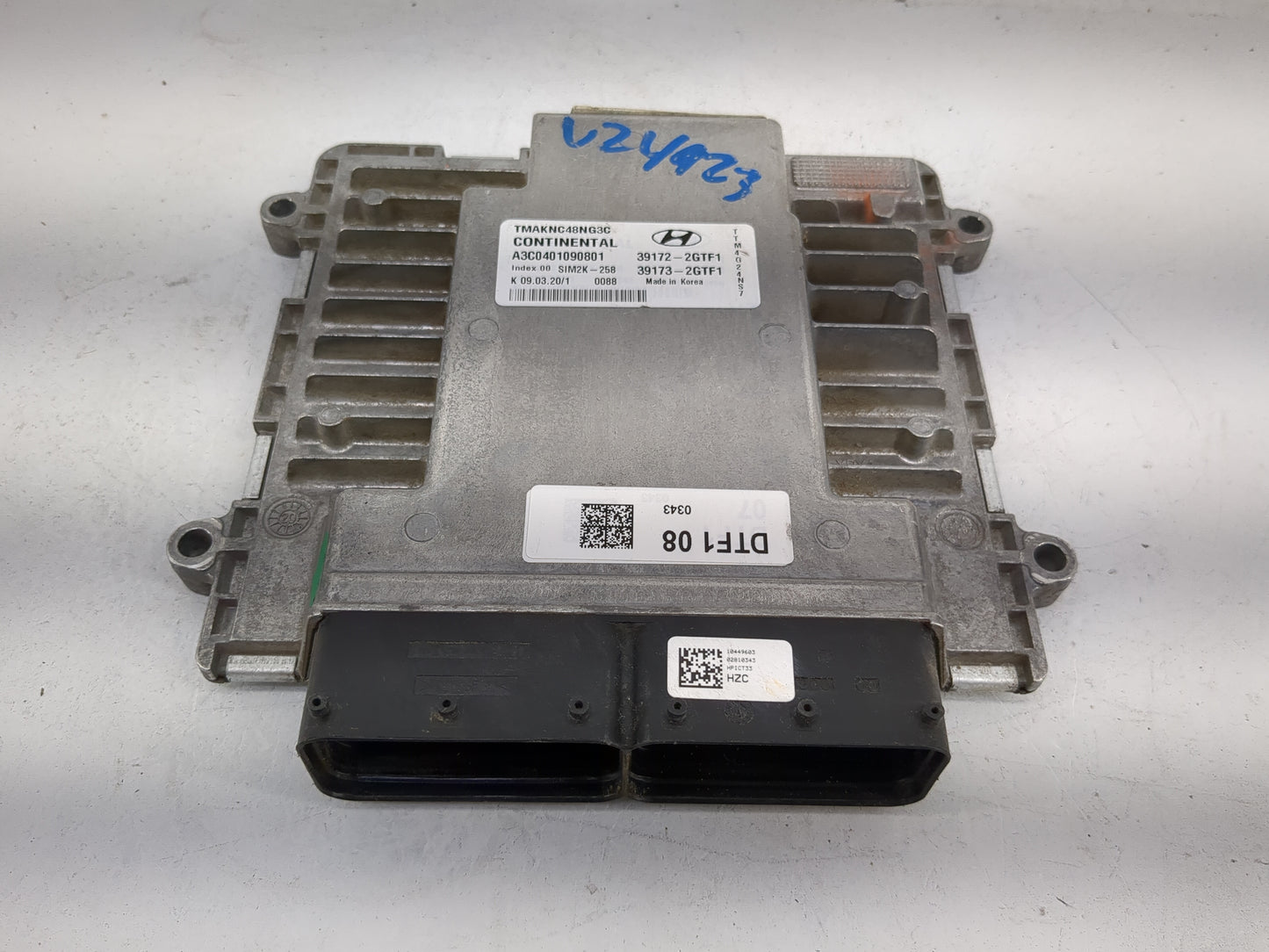 2020 Hyundai Santa Fe PCM Engine Control Computer ECU ECM PCU OEM P/N:39172-2GTF1 39173-2GTF1, A3C0401090801, TMAKNC48NG3C F