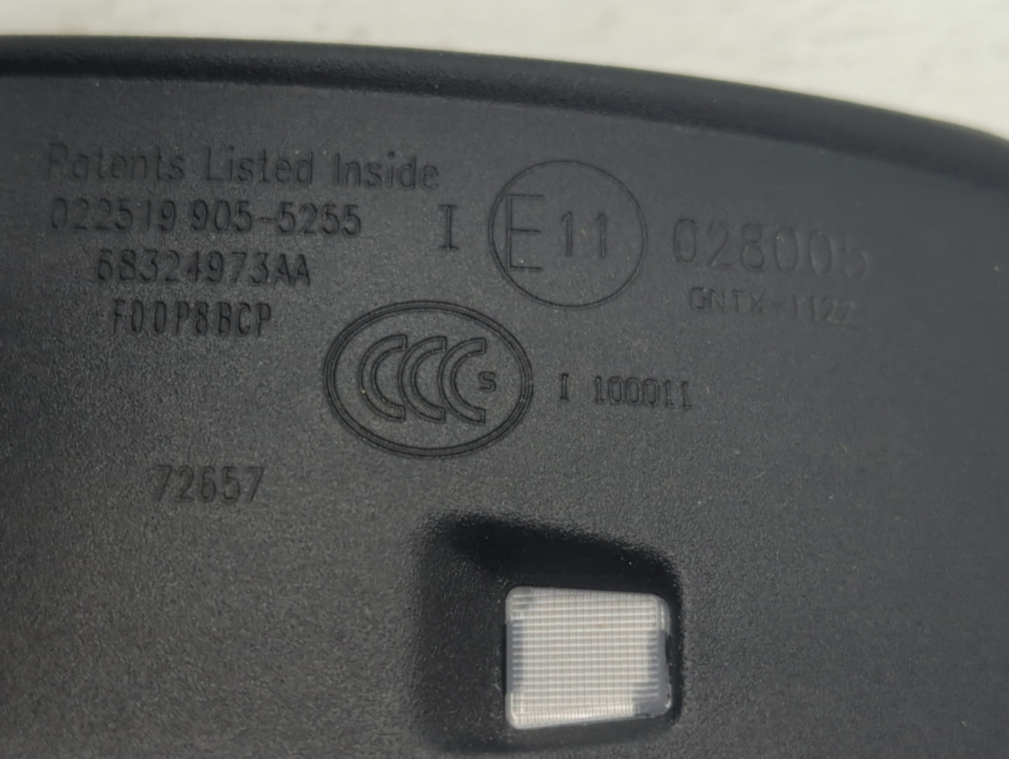 2013-2020 Hyundai Santa Fe Interior Rear View Mirror Replacement OEM P/N:E11028005 Fits OEM Used Auto Parts - Oemusedautopar