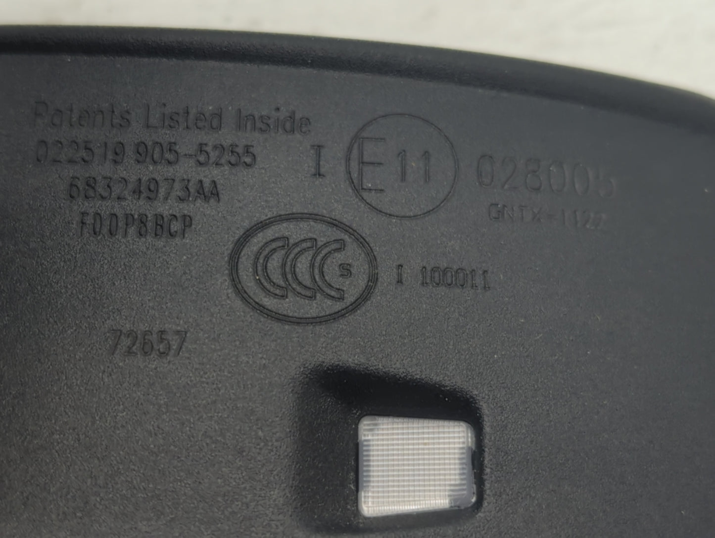 2013-2020 Hyundai Santa Fe Interior Rear View Mirror Replacement OEM P/N:E11028005 Fits OEM Used Auto Parts - Oemusedautopar