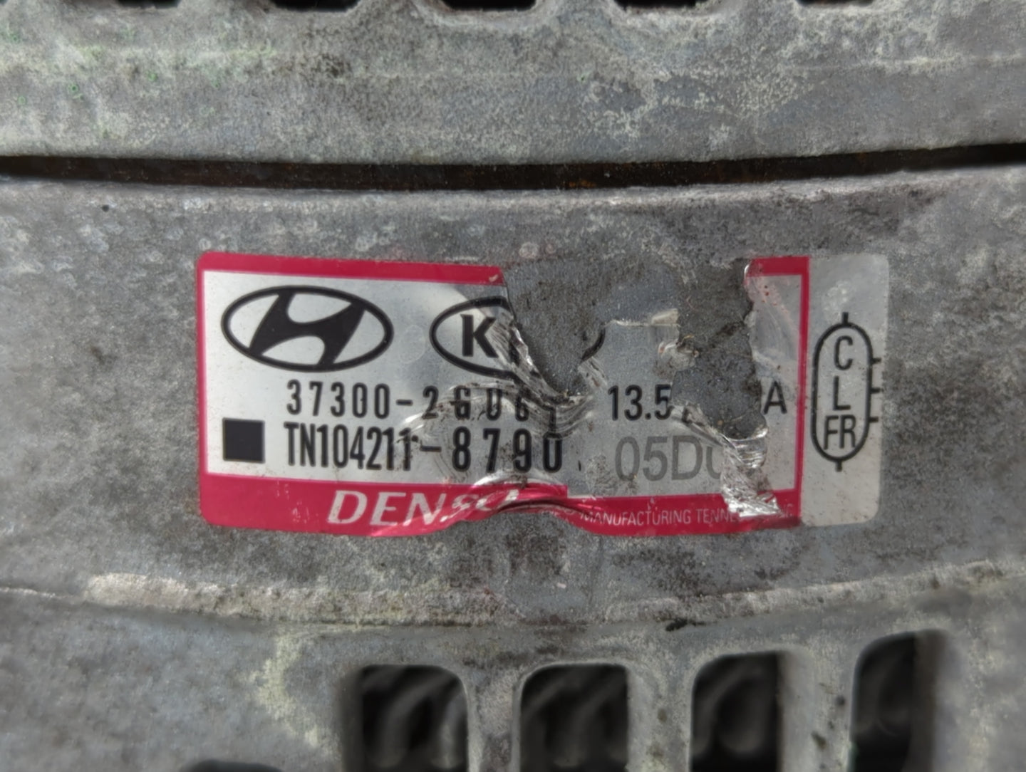 2019-2020 Hyundai Santa Fe Alternator Replacement Generator Charging Assembly Engine OEM P/N:TN104211-8790 37300-2G06 Fits O