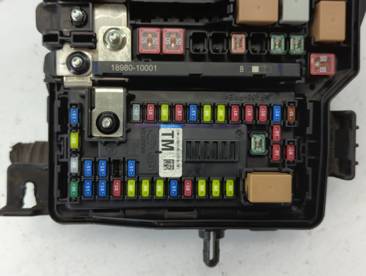 2019-2020 Hyundai Santa Fe Fusebox Fuse Box Panel Relay Module P/N:91956-S2021 Fits Fits 2019 2020 OEM Used Auto Parts - Oem