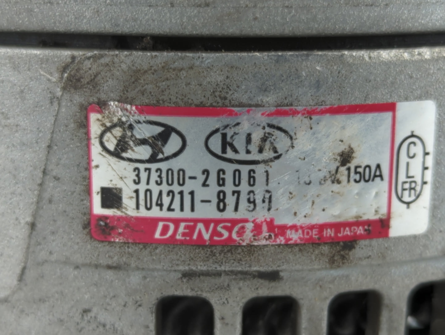 2019-2020 Hyundai Santa Fe Alternator Replacement Generator Charging Assembly Engine OEM P/N:TN104211-8790 37300-2G061 Fits 