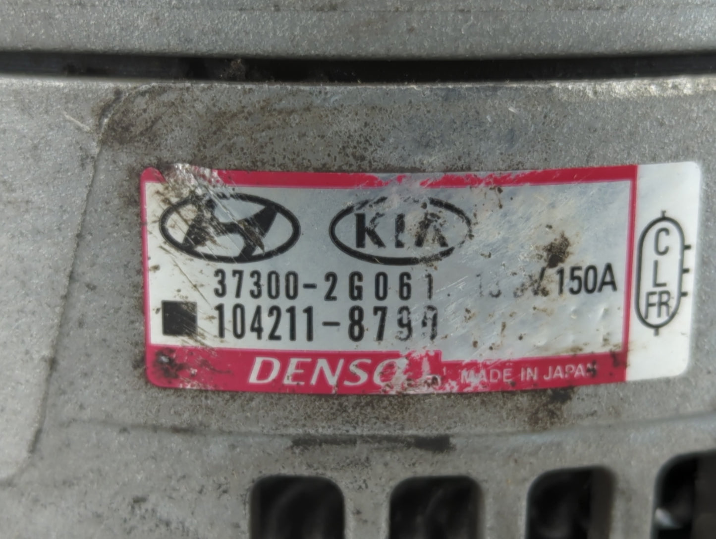 2019-2020 Hyundai Santa Fe Alternator Replacement Generator Charging Assembly Engine OEM P/N:TN104211-8790 37300-2G061 Fits 