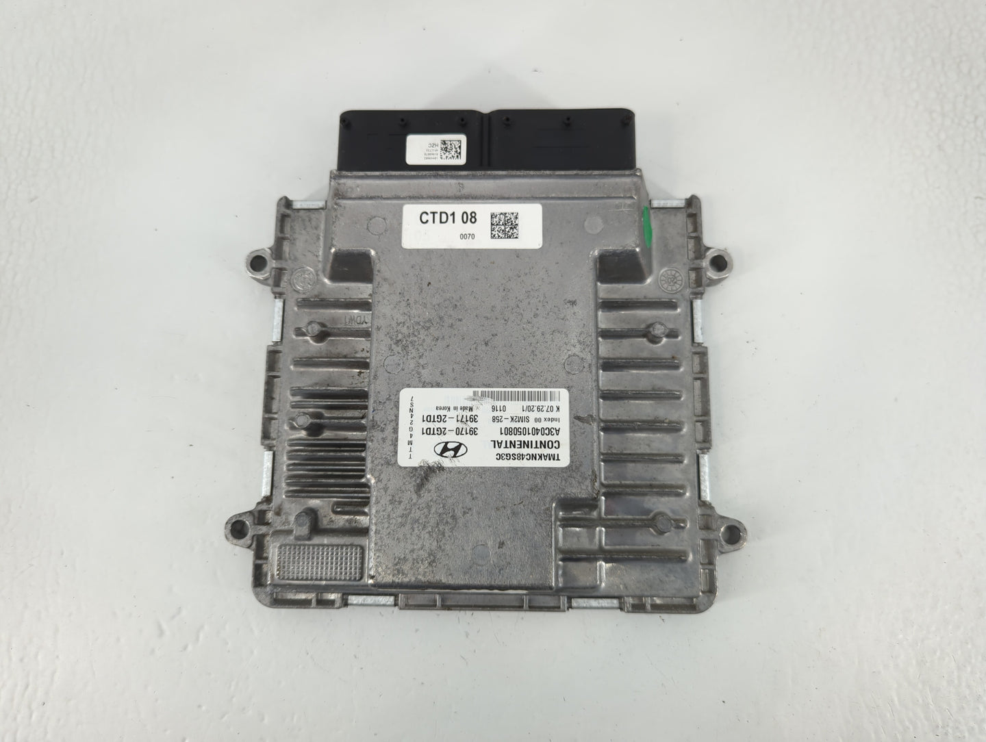 2020 Hyundai Santa Fe PCM Engine Control Computer ECU ECM PCU OEM P/N:A3C0401050801 39170-2GTD1, 39171-2GTD1 Fits OEM Used A